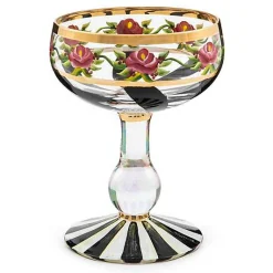 Maypole Black Coupe Glass