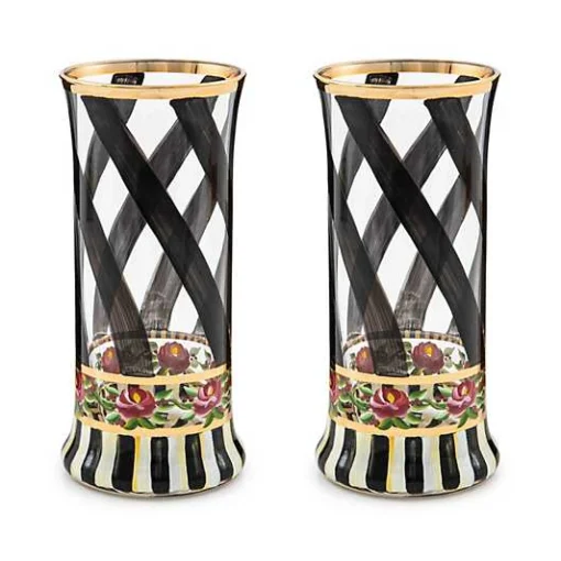 Maypole Black Highball Glass, Set of 2