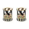 Maypole Black Tumbler Glass, Set of 2