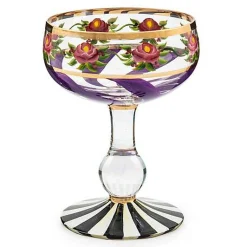 Maypole Lavender Coupe Glass