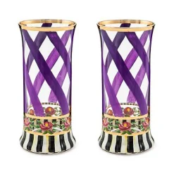 Maypole Lavender Highball Glass, Set of 2