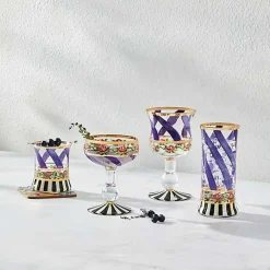 Maypole Lavender Highball Glass, Set of 2