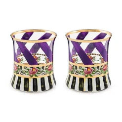 Maypole Lavender Tumbler Glass, Set of 2