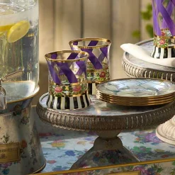 Maypole Lavender Tumbler Glass, Set of 2