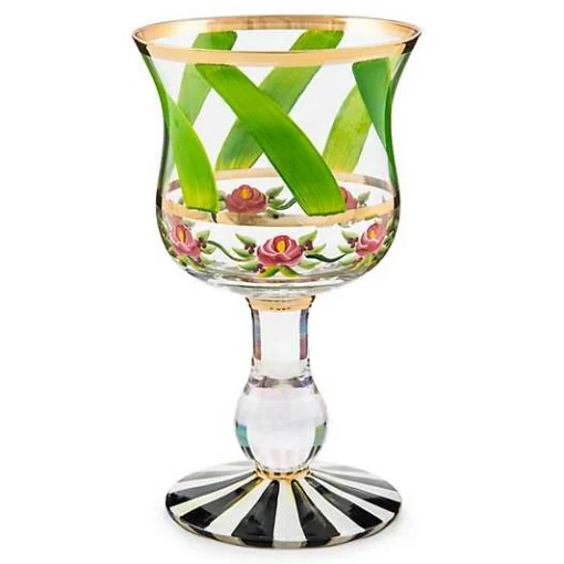 Maypole Leaf Wine Glass