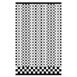 Micro Check Black  White Hand Towel