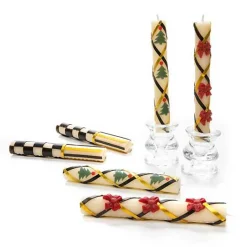 Mini Holiday Dinner Candles, Set of 6