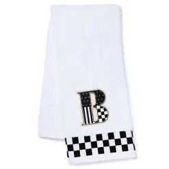 Monogram B Check Hand Towel