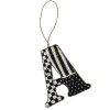 Monogram Beaded A Ornament