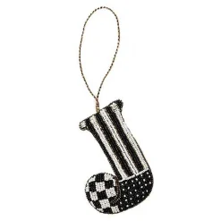 Monogram Beaded J Ornament