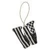 Monogram Beaded W Ornament