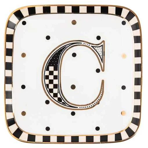 Monogram Dish - C