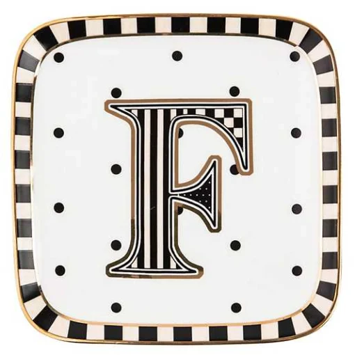 Monogram Dish - F