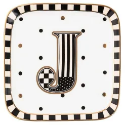 Monogram Dish - J