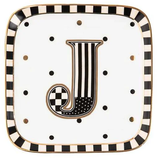 Monogram Dish - J