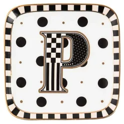 Monogram Dish - P