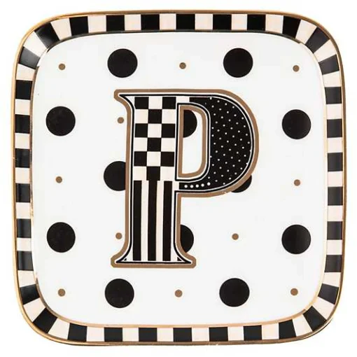 Monogram Dish - P