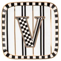 Monogram Dish - V