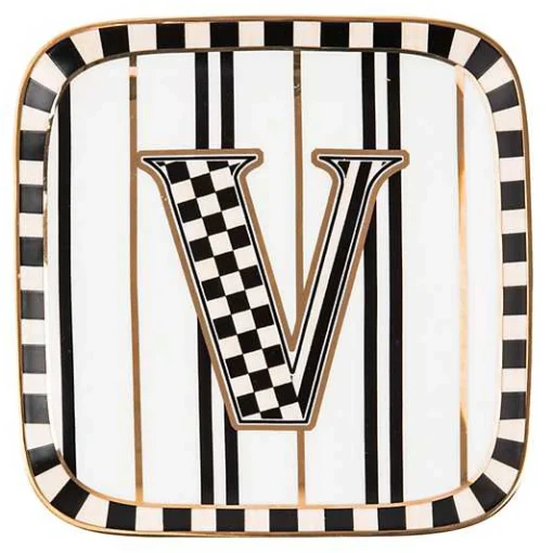 Monogram Dish - V
