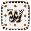 Monogram Dish - W