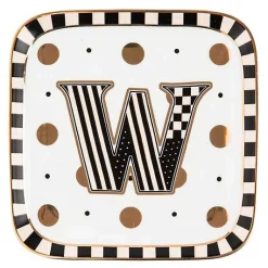 Monogram Dish - W