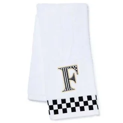 Monogram F Check Hand Towel