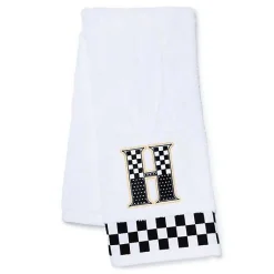 Monogram H Check Hand Towel