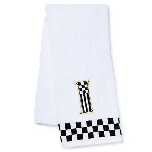 Monogram I Check Hand Towel