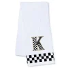 Monogram K Check Hand Towel