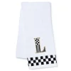 Monogram L Check Hand Towel