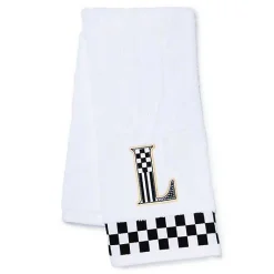 Monogram L Check Hand Towel