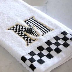 Monogram M Check Hand Towel