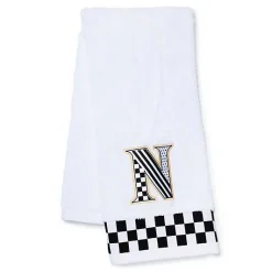 Monogram N Check Hand Towel