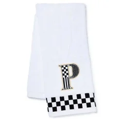 Monogram P Check Hand Towel
