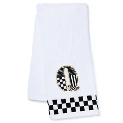 Monogram Q Check Hand Towel