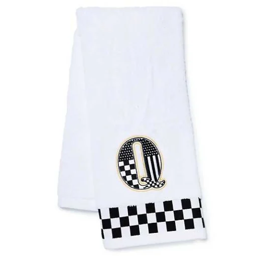 Monogram Q Check Hand Towel