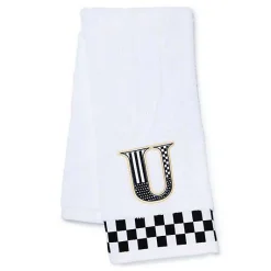 Monogram U Check Hand Towel