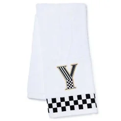 Monogram Y Check Hand Towel