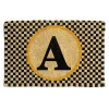 Monogrammed A Entrance Mat