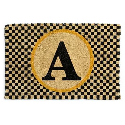 Monogrammed A Entrance Mat
