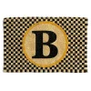 Monogrammed B Entrance Mat