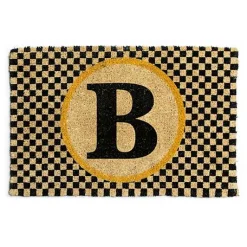 Monogrammed B Entrance Mat