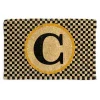 Monogrammed C Entrance Mat