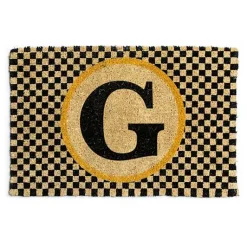 Monogrammed G Entrance Mat