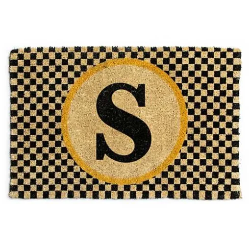Monogrammed S Entrance Mat