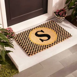 Monogrammed S Entrance Mat