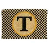 Monogrammed T Entrance Mat