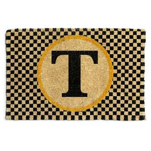 Monogrammed T Entrance Mat