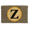 Monogrammed Z Entrance Mat