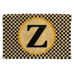 Monogrammed Z Entrance Mat